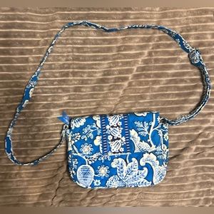 Vera Bradley small Shoulder Bag, Blue & white